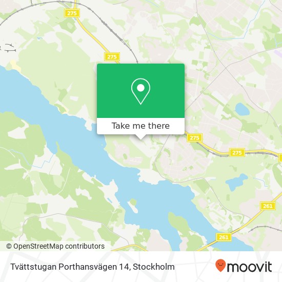 Tvättstugan Porthansvägen 14 map