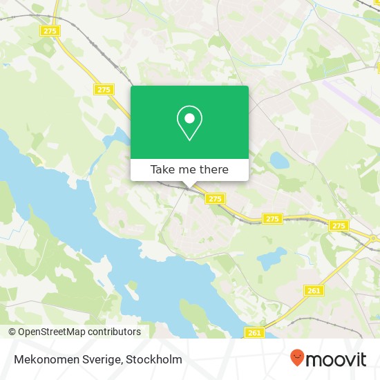 Mekonomen Sverige map