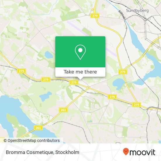 Bromma Cosmetique map