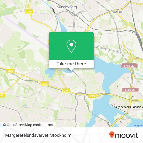 Margeretelundsvarvet map