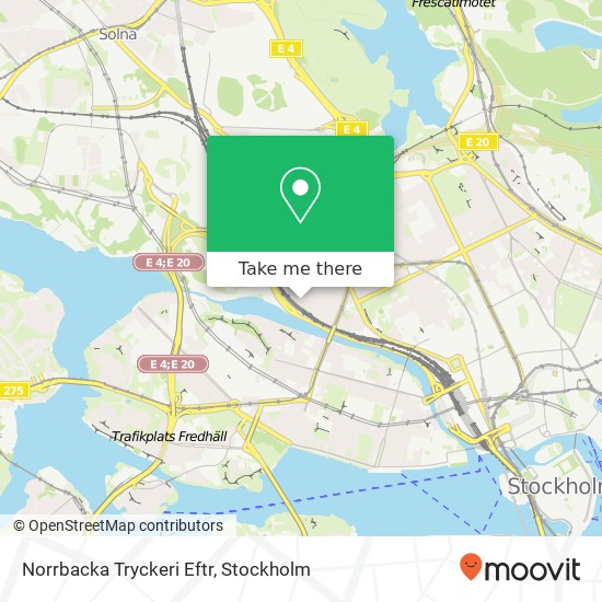 Norrbacka Tryckeri Eftr map