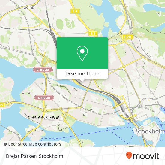 Drejar Parken map