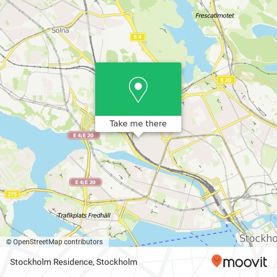 Stockholm Residence map