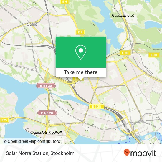 Solar Norra Station map