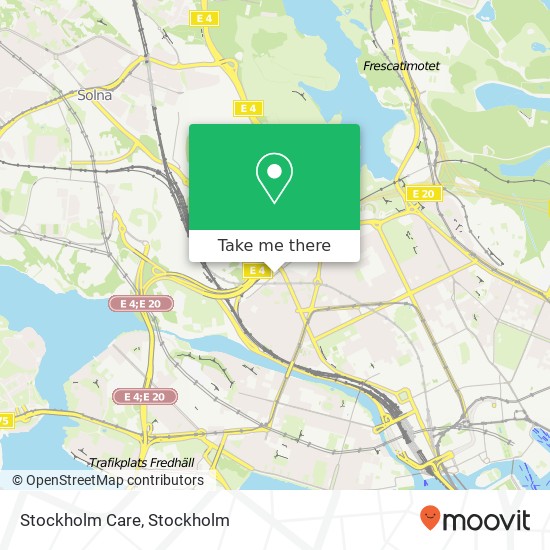 Stockholm Care map