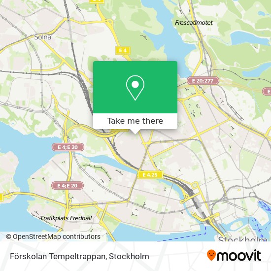 Förskolan Tempeltrappan map