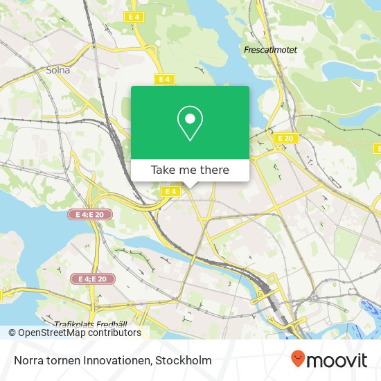 Norra tornen Innovationen map