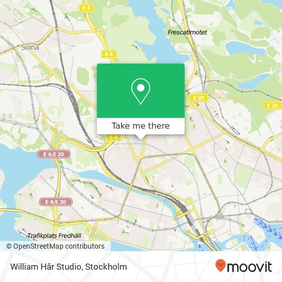 William Hår Studio map