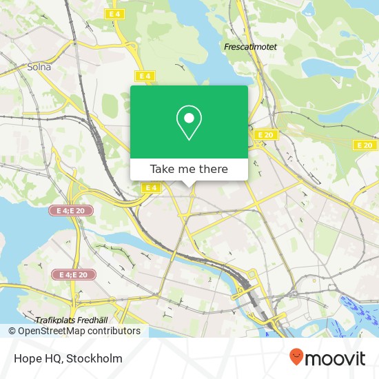 Hope HQ map