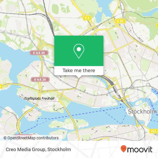 Creo Media Group map