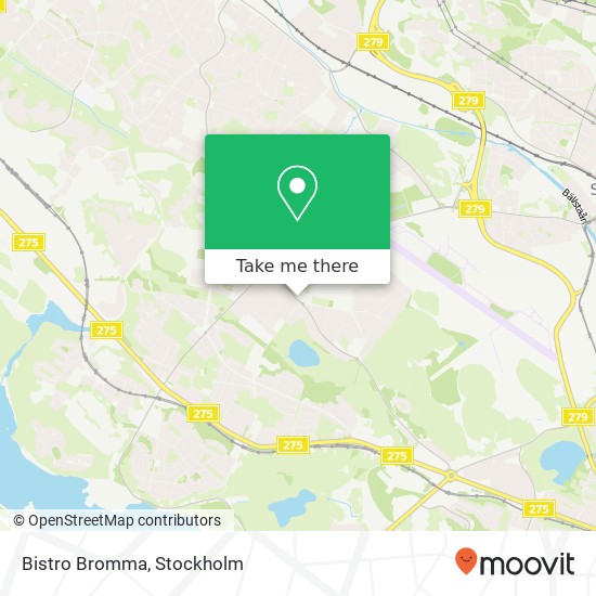 Bistro Bromma map