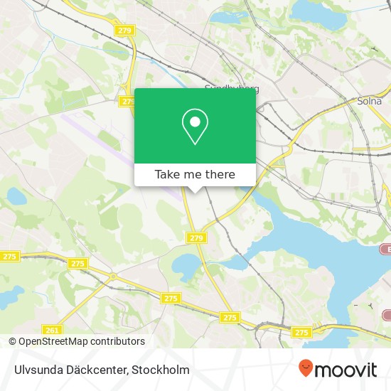 Ulvsunda Däckcenter map