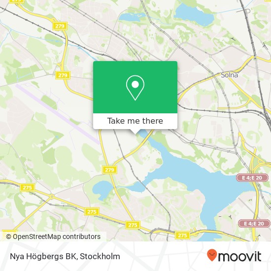 Nya Högbergs BK map