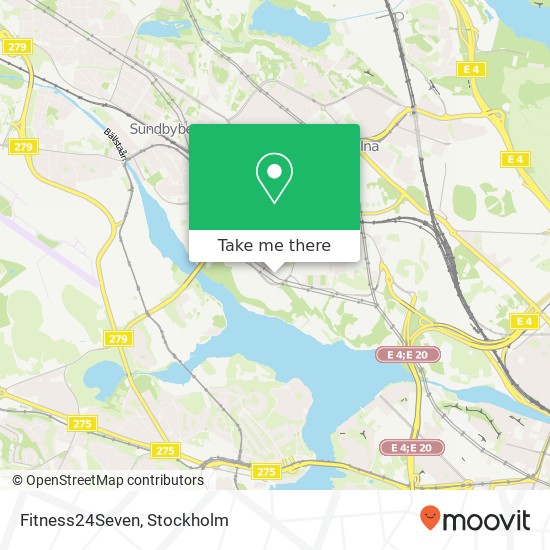 Fitness24Seven map