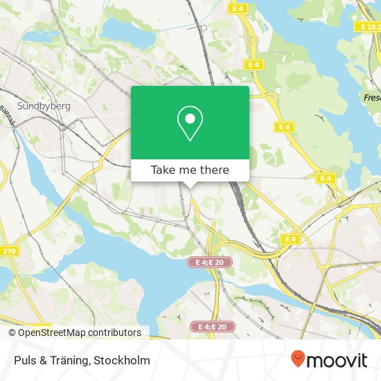 Puls & Träning map