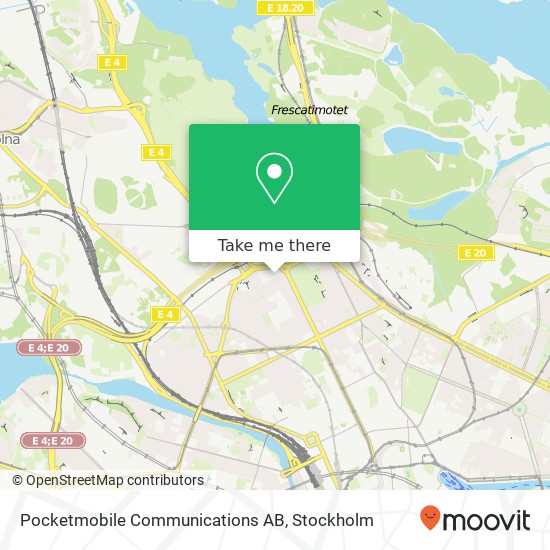 Pocketmobile Communications AB map