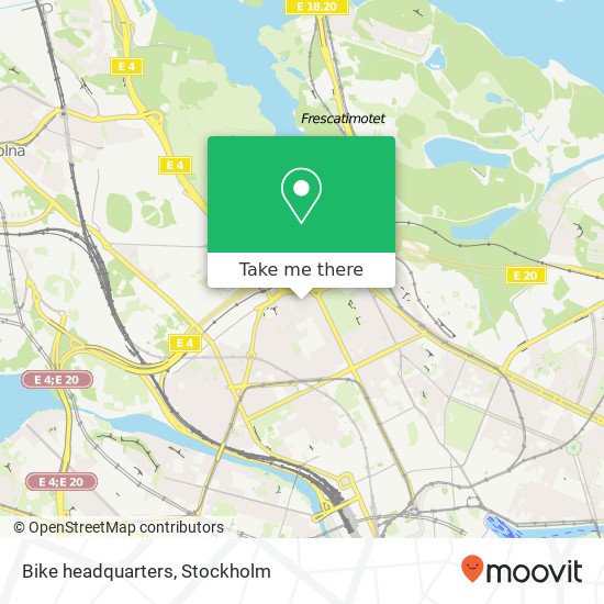 Bike headquarters map