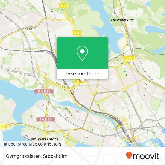 Gymgrossisten map