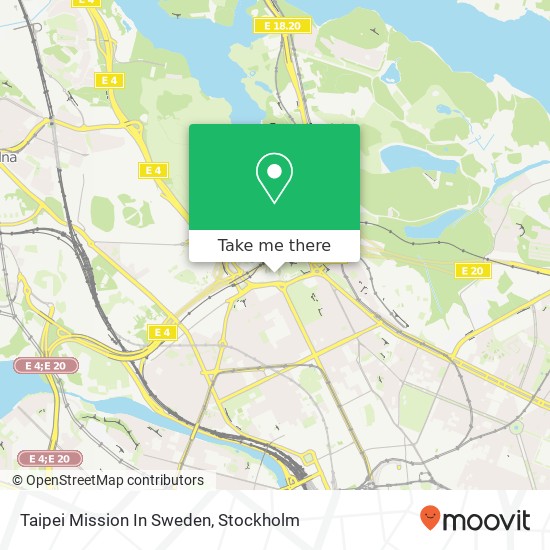 Taipei Mission In Sweden map