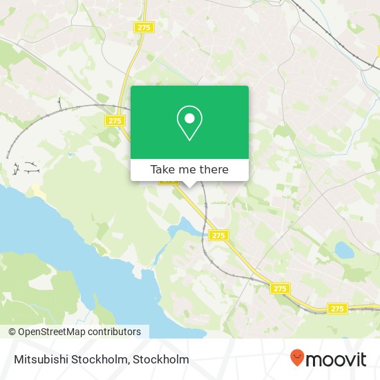 Mitsubishi Stockholm map