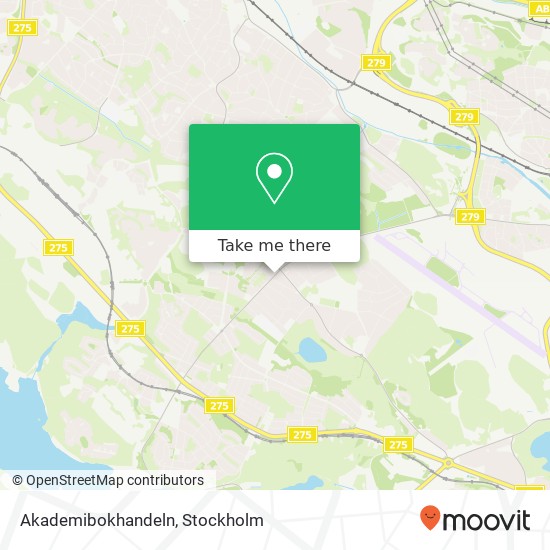 Akademibokhandeln map