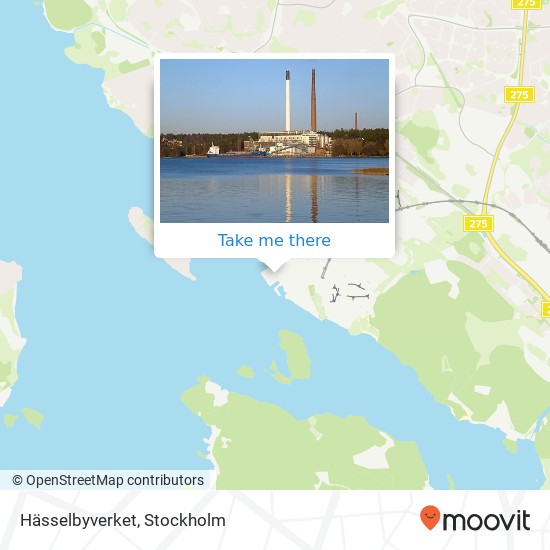 Hässelbyverket map