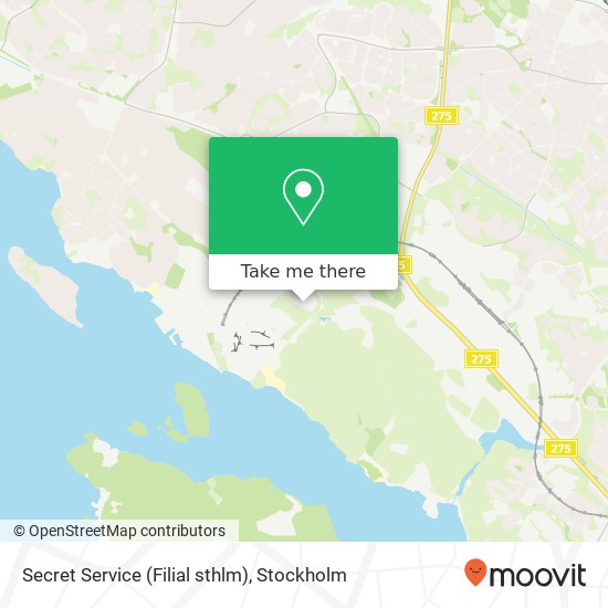 Secret Service (Filial sthlm) map