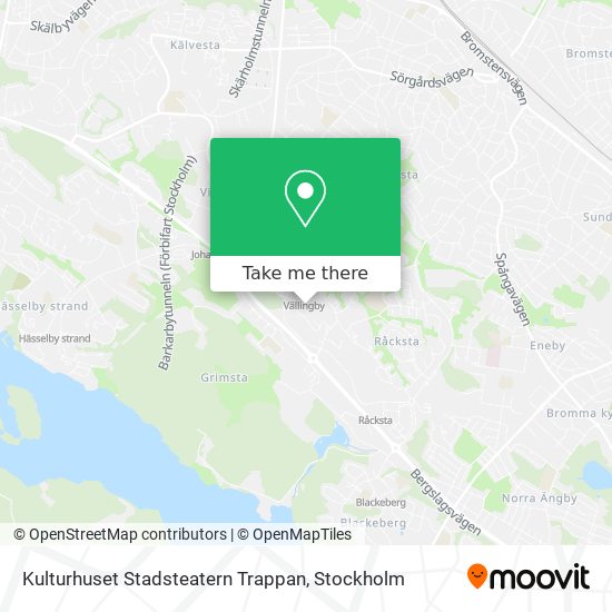 Kulturhuset Stadsteatern Trappan map