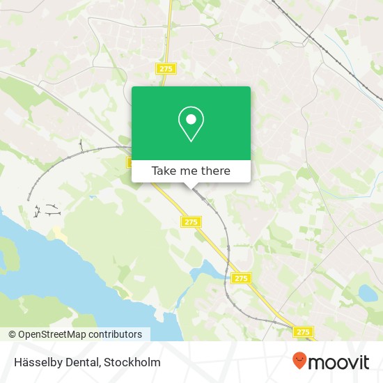 Hässelby Dental map