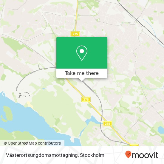 Västerortsungdomsmottagning map