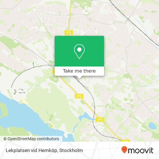 Lekplatsen vid Hemköp map