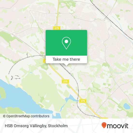 HSB Omsorg Vällingby map