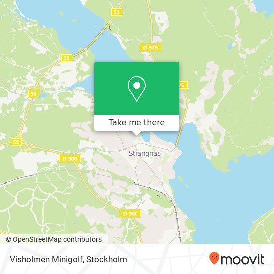 Visholmen Minigolf map