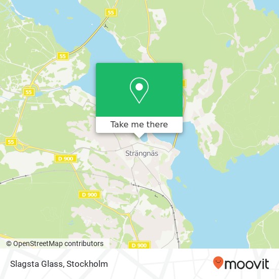 Slagsta Glass map