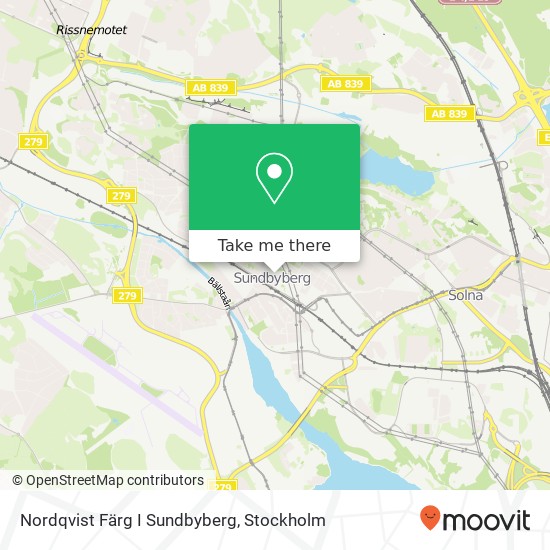 Nordqvist Färg I Sundbyberg map