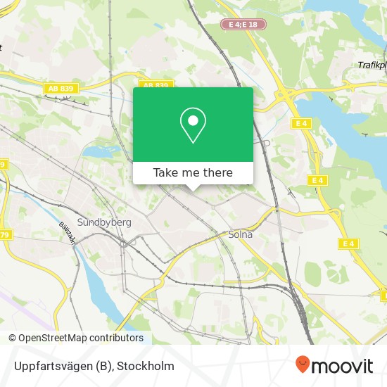 Uppfartsvägen (B) map