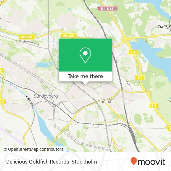 Delicious Goldfish Records map