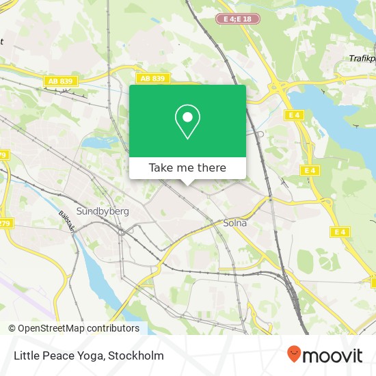 Little Peace Yoga map