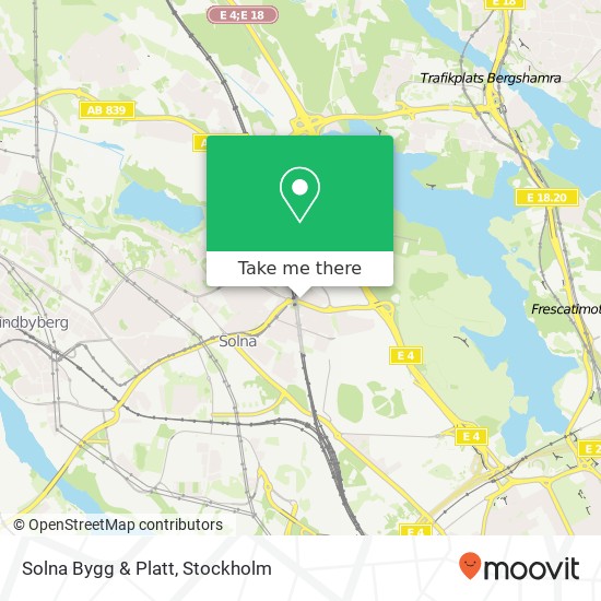 Solna Bygg & Platt map