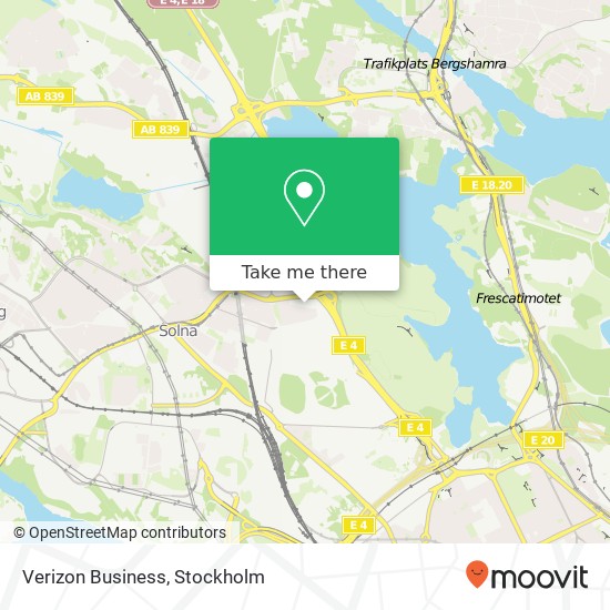 Verizon Business map