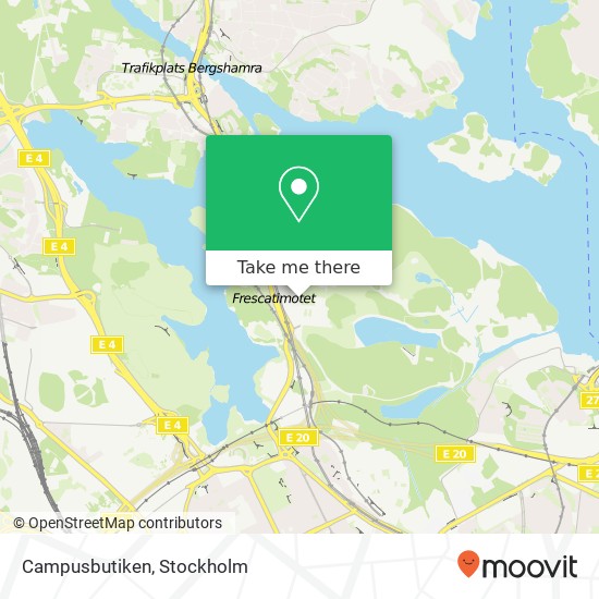 Campusbutiken map