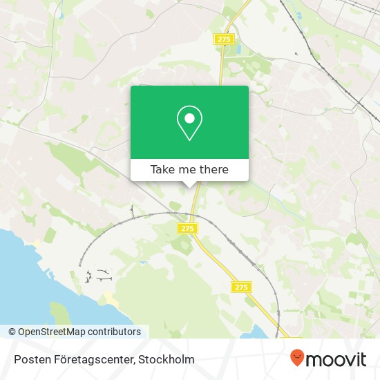 Posten Företagscenter map