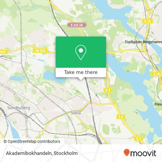 Akademibokhandeln map