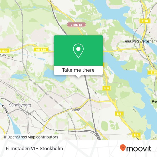 Filmstaden VIP map