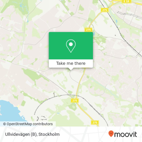 Ullvidevägen (B) map