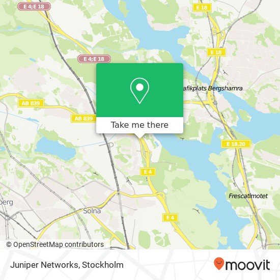 Juniper Networks map