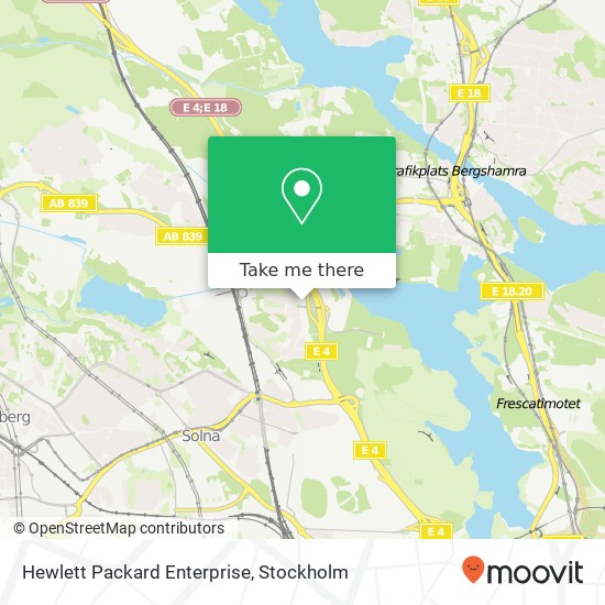 Hewlett Packard Enterprise map