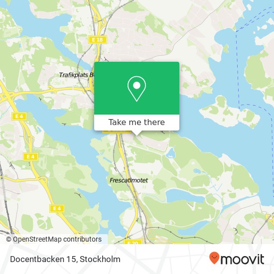 Docentbacken 15 map