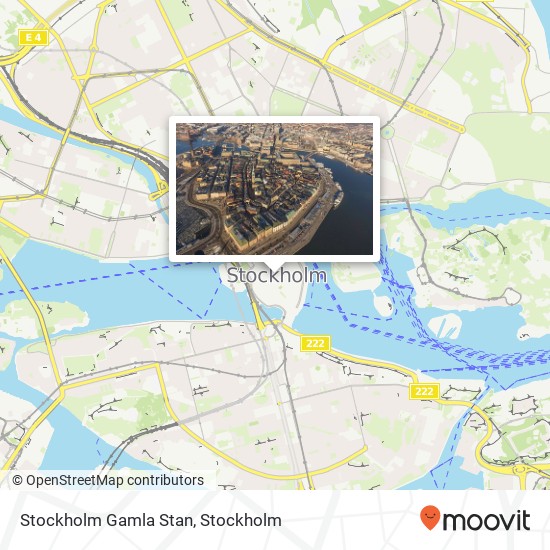 Stockholm Gamla Stan map