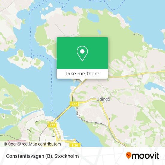 Constantiavägen (B) map